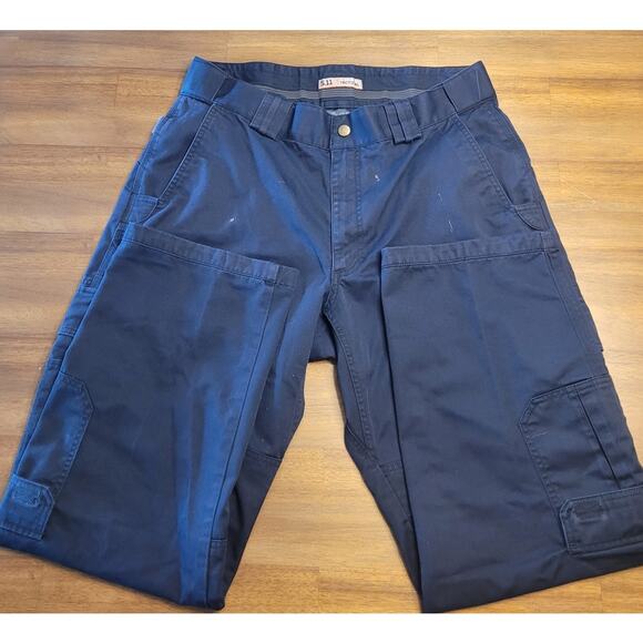 5.11 Tactical EMS Pants Men’s 74310 Navy 19 Pocket Work Cargo 36x32 (32x30) - Picture 6 of 16